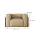 Faux Leather Tuxedo Arm Standard Sofa Contemporary Cushions Settee Clearhalo 'furn' 'furn_sofas' 'Furniture' 'Living Room Furniture' 'Sofa' 'sofas' 6174805