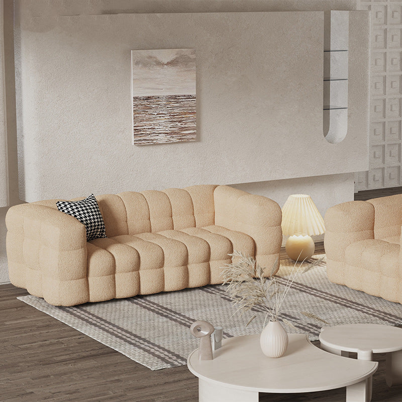 Hedendaagse Tuxedo Arm Sofa Standaard Sofa Fabric strakke achterkant