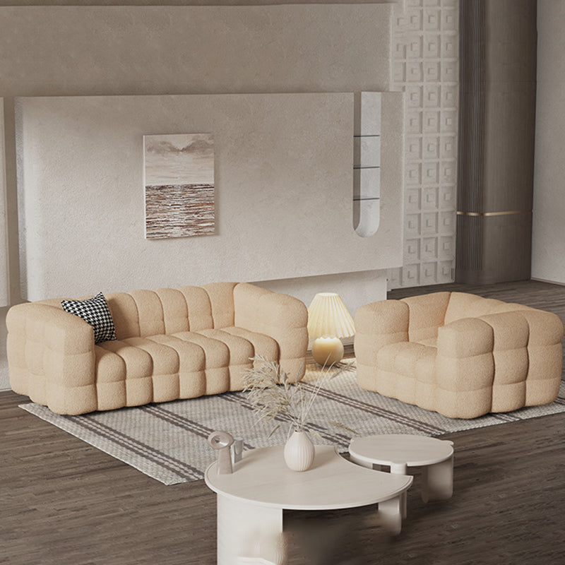 Hedendaagse Tuxedo Arm Sofa Standaard Sofa Fabric strakke achterkant