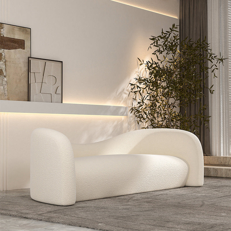 Zeitgenössischer Kamel -Back -Standardsofa Stofftuxedo Armsofa