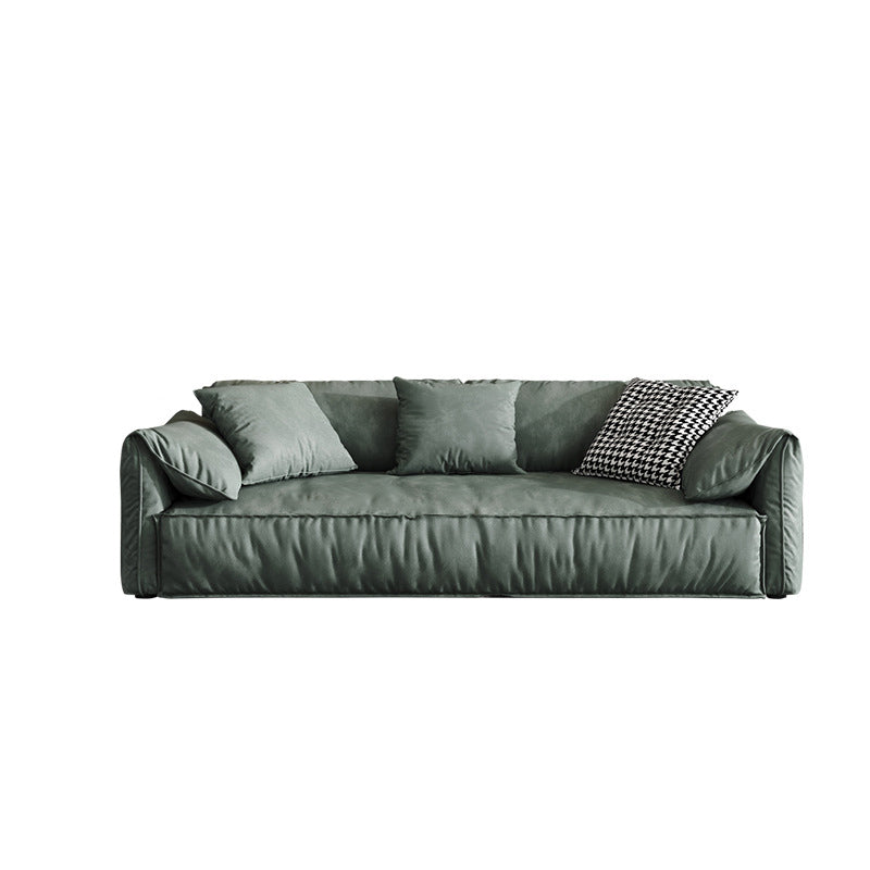 Zeitgenössischer Kunstleder Standard Sofa Kissen Top Arm Sofee