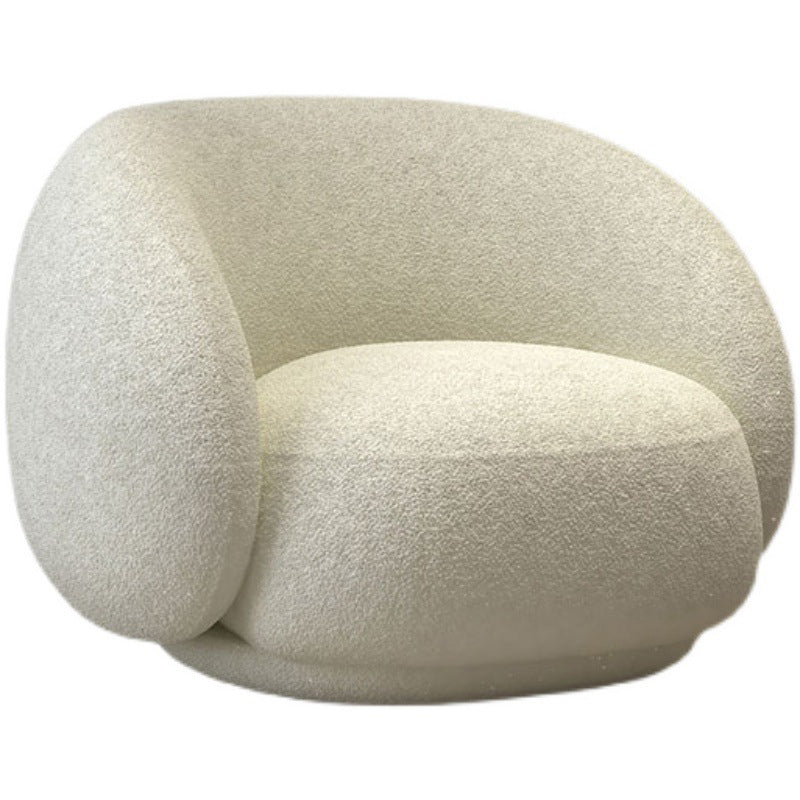 Contemporary Fabric Curved Settee Tight Back Tuxedo Arm Sofa Clearhalo 'furn' 'furn_sofas' 'Furniture' 'Living Room Furniture' 'Sofa' 'sofas' 6174953