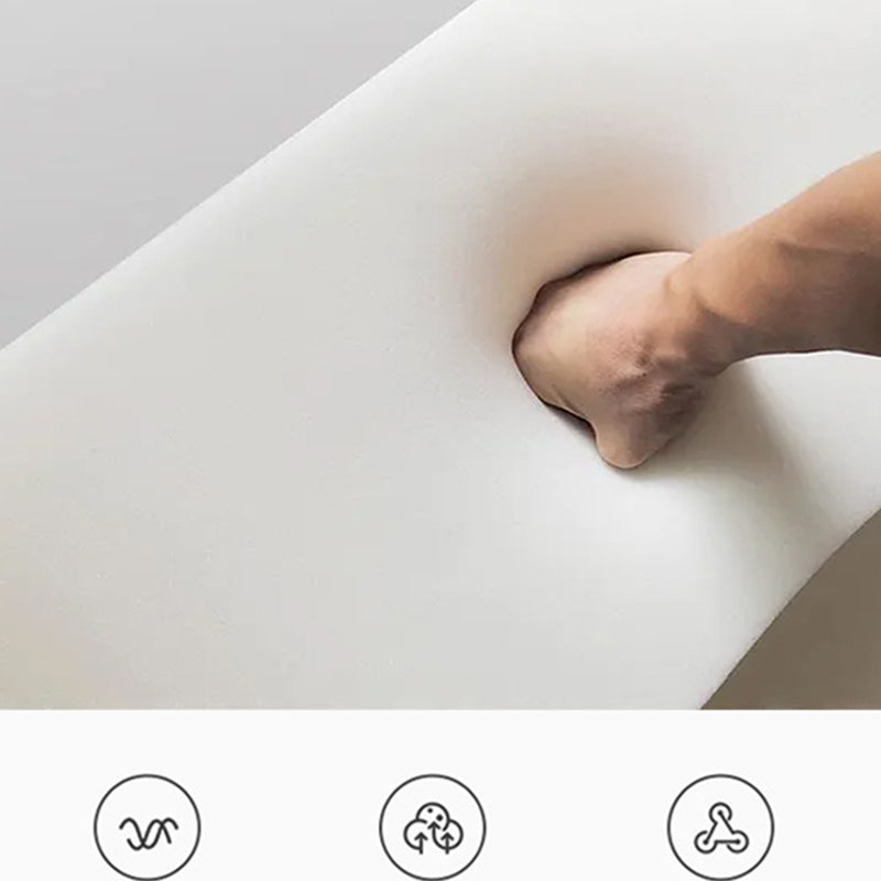 Contemporary Tuxedo Arm Sofa Fabric Loose Back Settee in White Clearhalo 'furn' 'furn_sofas' 'Furniture' 'Living Room Furniture' 'Sofa' 'sofas' 6174971