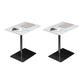 Modern Wood End Slide Table Rectangular Minimalist Sofa Corner Table