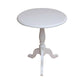 Solid Wood Round End Table Retro Dia 20.08" Sofa Side Accent Table Clearhalo 'Coffee & Accent Tables' 'End & Side Tables' 'end_side_tables' 'furn' 'furn_end_side_tables' 'Furniture' 'Living Room Furniture' 6175256