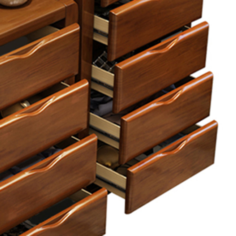 Modern Rectangle Wood Accent Cabinet Grooves Cabinet with Drawer Clearhalo 'Cabinets & Chests' 'cabinets_chests' 'furn' 'furn_cabinets_chests' 'Furniture' 'Living Room Furniture' 6175415