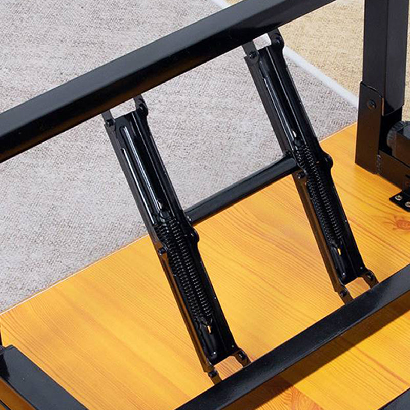 Mesa de metal y madera de mediados de siglo moderno moderno mesa de comedor rectangular