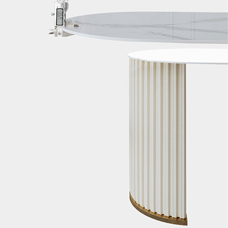 Table de cuisine en pierre fritrée de luxe