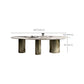 Simplicity Fixed Dining Room Table Sintered Stone Home Fixed Desk Clearhalo 'Dining Tables & Seating' 'Dining Tables' 'dining_table' 'furn' 'furn_dining_table' 'Furniture' 'Kitchen & Dining Furniture' 6175610