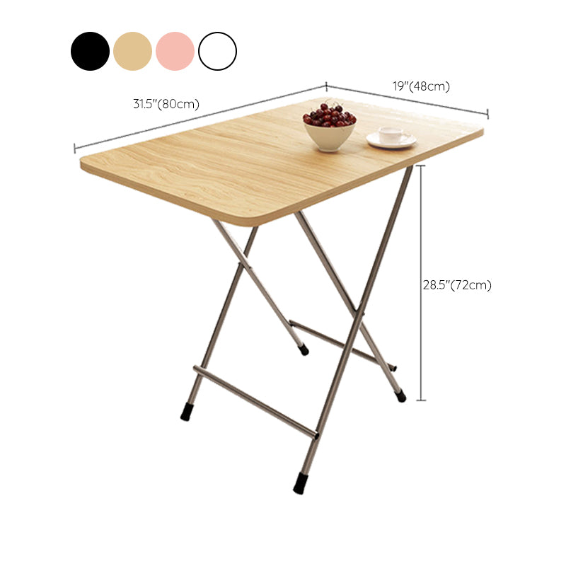 Tavolo in legno e metallo in stile moderno di metà secolo tavolo da pranzo minimalista
