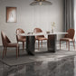 Luxury Double Pedestal Dining Table Sintered Stone Dining Room Desk Clearhalo 'Dining Tables & Seating' 'Dining Tables' 'dining_table' 'furn' 'furn_dining_table' 'Furniture' 'Kitchen & Dining Furniture' 6175705