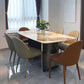 Luxury Double Pedestal Dining Table Sintered Stone Dining Room Desk Clearhalo 'Dining Tables & Seating' 'Dining Tables' 'dining_table' 'furn' 'furn_dining_table' 'Furniture' 'Kitchen & Dining Furniture' 6175709
