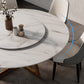 Iron and Slate Table Glam Style Simple Home Round Dining Table Clearhalo 'Dining Tables & Seating' 'Dining Tables' 'dining_table' 'furn' 'furn_dining_table' 'Furniture' 'Kitchen & Dining Furniture' 6175869