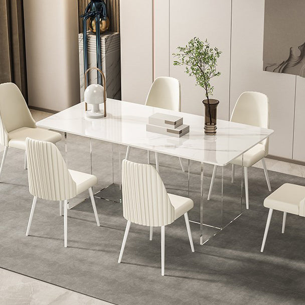 Table en acrylique et en ardoise style industriel