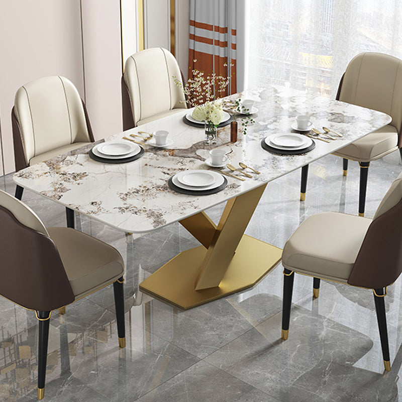 Luxe gesinterde stenen keukentafel rechthoek Home keukenbureau