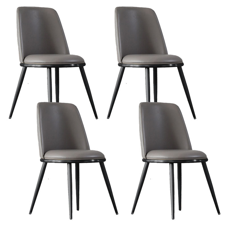 Industriële Parsons Stoel Solid Back Kitchen Dining zijstoel