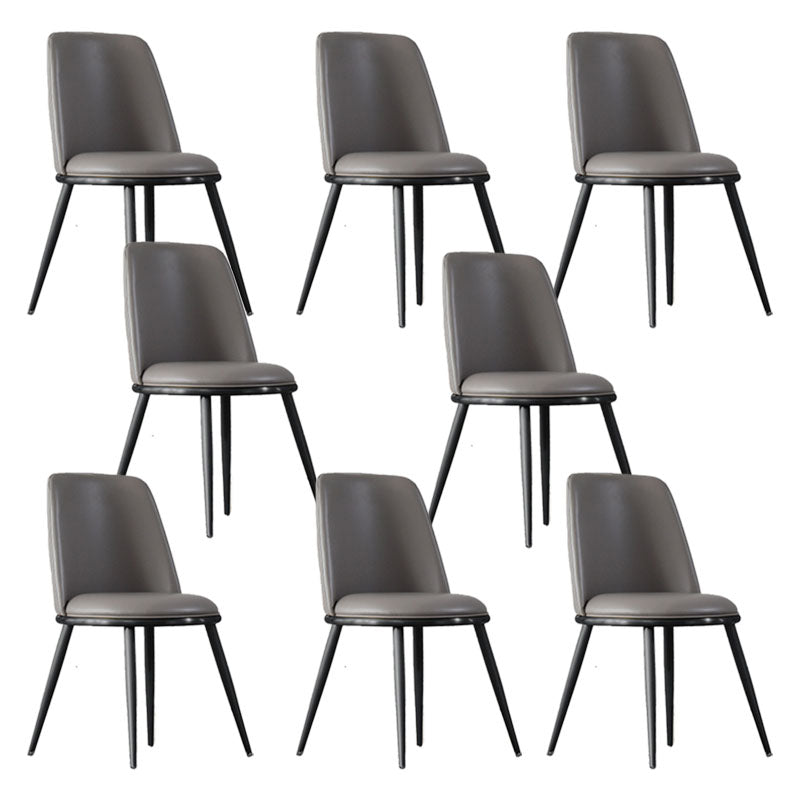 Industriële Parsons Stoel Solid Back Kitchen Dining zijstoel