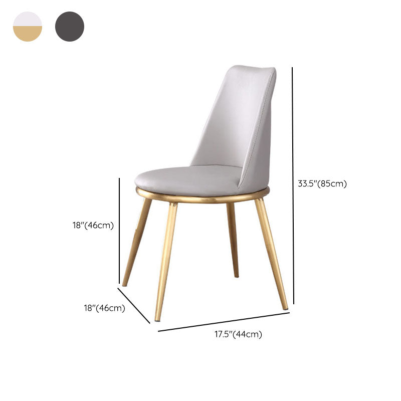 Industriële Parsons Stoel Solid Back Kitchen Dining zijstoel