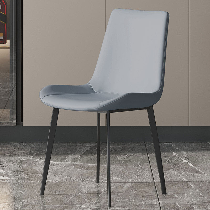 Solid Back Side Chair Industrial Dining Room Chair for Dining Room Clearhalo 'Dining Chairs' 'Dining Tables & Seating' 'dining_chair' 'furn' 'furn_dining_chair' 'Furniture' 'Kitchen & Dining Furniture' 6176079