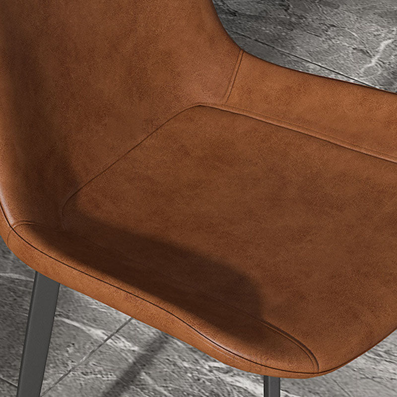 Solid Back Side Chair Industrial Dining Room Chair for Dining Room Clearhalo 'Dining Chairs' 'Dining Tables & Seating' 'dining_chair' 'furn' 'furn_dining_chair' 'Furniture' 'Kitchen & Dining Furniture' 6176087