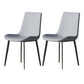 Solid Back Side Chair Industrial Dining Room Chair for Dining Room Blue 2 Piece Set Clearhalo 'Dining Chairs' 'Dining Tables & Seating' 'dining_chair' 'furn' 'furn_dining_chair' 'Furniture' 'Kitchen & Dining Furniture' 6176091