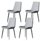 Solid Back Side Chair Industrial Dining Room Chair for Dining Room Blue 4 Piece Set Clearhalo 'Dining Chairs' 'Dining Tables & Seating' 'dining_chair' 'furn' 'furn_dining_chair' 'Furniture' 'Kitchen & Dining Furniture' 6176093