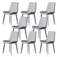 Solid Back Side Chair Industrial Dining Room Chair for Dining Room Blue 8 Piece Set Clearhalo 'Dining Chairs' 'Dining Tables & Seating' 'dining_chair' 'furn' 'furn_dining_chair' 'Furniture' 'Kitchen & Dining Furniture' 6176097