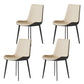 Solid Back Side Chair Industrial Dining Room Chair for Dining Room Cream Gray 4 Piece Set Clearhalo 'Dining Chairs' 'Dining Tables & Seating' 'dining_chair' 'furn' 'furn_dining_chair' 'Furniture' 'Kitchen & Dining Furniture' 6176099