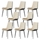 Solid Back Side Chair Industrial Dining Room Chair for Dining Room Cream Gray 8 Piece Set Clearhalo 'Dining Chairs' 'Dining Tables & Seating' 'dining_chair' 'furn' 'furn_dining_chair' 'Furniture' 'Kitchen & Dining Furniture' 6176101