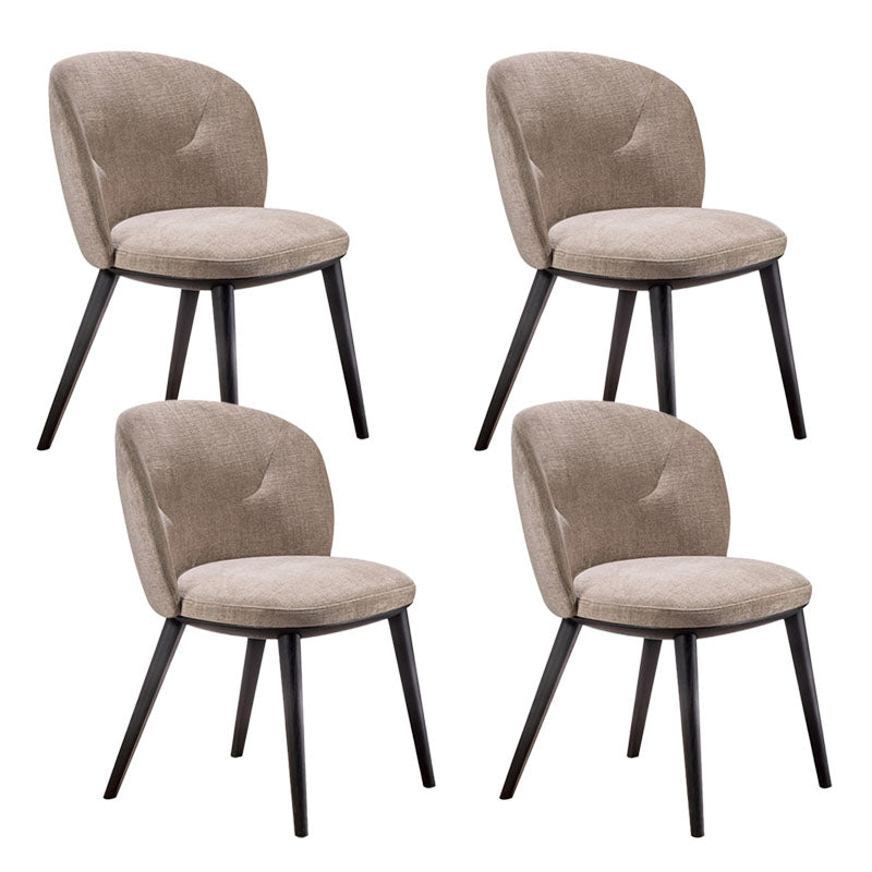 Parsons zijstoel eigentijdse houten keuken eetkamerstoel