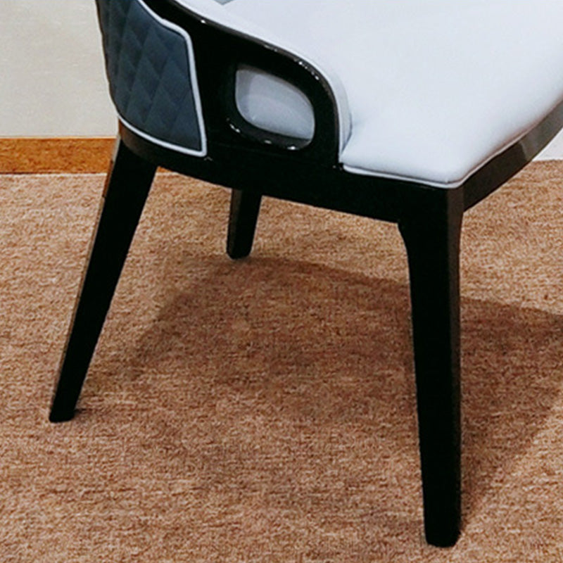 Eigentijdse keuken eetstoelen gestoffeerde zijstoelen in bruin