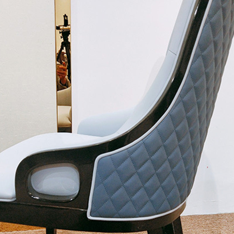 Eigentijdse keuken eetstoelen gestoffeerde zijstoelen in bruin