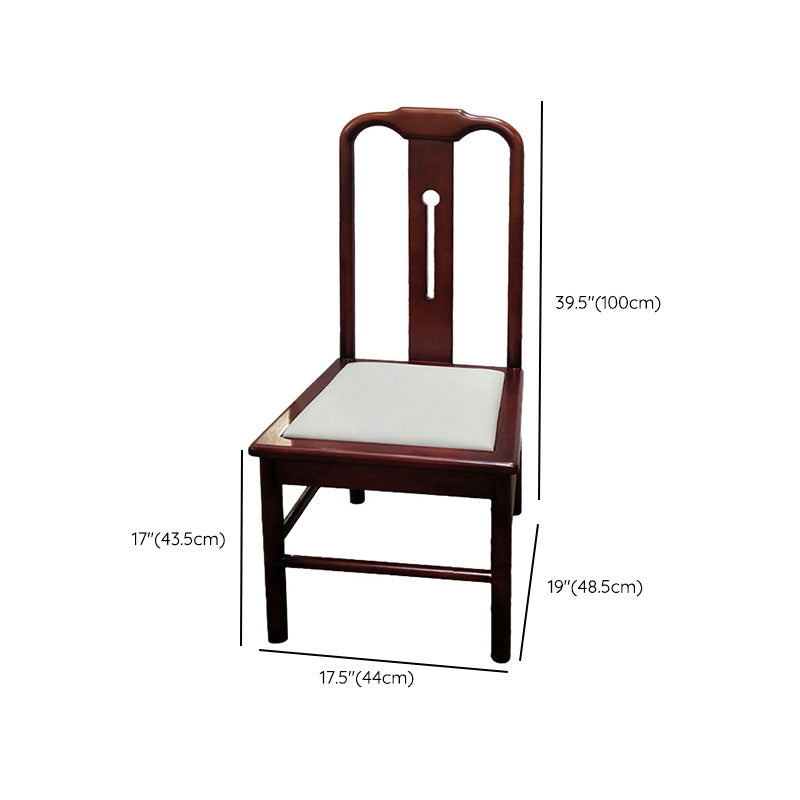 Traditionele keuken Dining Side stoel houten zijdestoelen