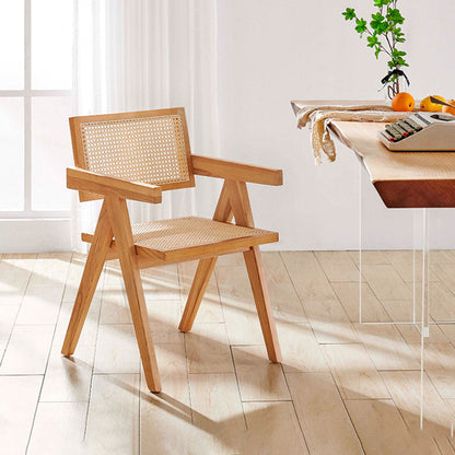 Traditionele stijl eetkamerstoel stoel met houten benen voor keuken