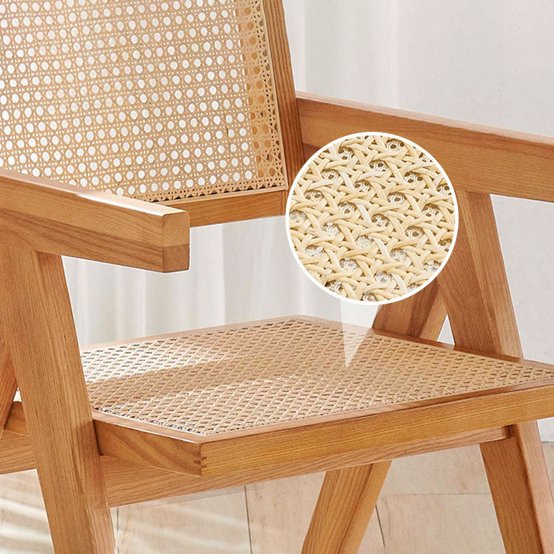 Traditional Style Dining Chair Arm Chair with Wooden Legs for Kitchen Clearhalo 'Dining Chairs' 'Dining Tables & Seating' 'dining_chair' 'furn' 'furn_dining_chair' 'Furniture' 'Kitchen & Dining Furniture' 6176276