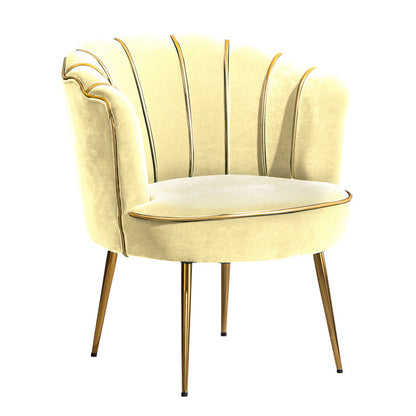 Scandinavian Upholstered Armless Dining Chairs Solid Back Chairs for Home