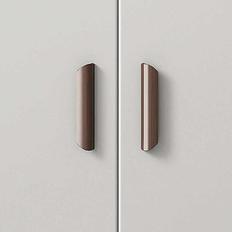 Server da pranzo in legno ingegnerizzato moderno sideboard di finitura antica con porta di vetro