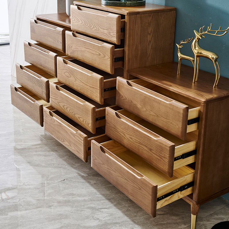 Sideboard di sideboard in legno rettangolo di legno.