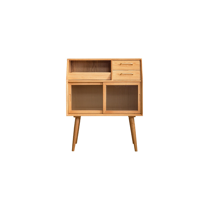 Bouchon de rangement à domicile en bois 31,5 "L Table du buffle rectangulaire moderne