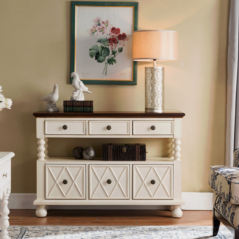 Cabinet à buffet en bois de la ferme Board de maison avec tiroirs