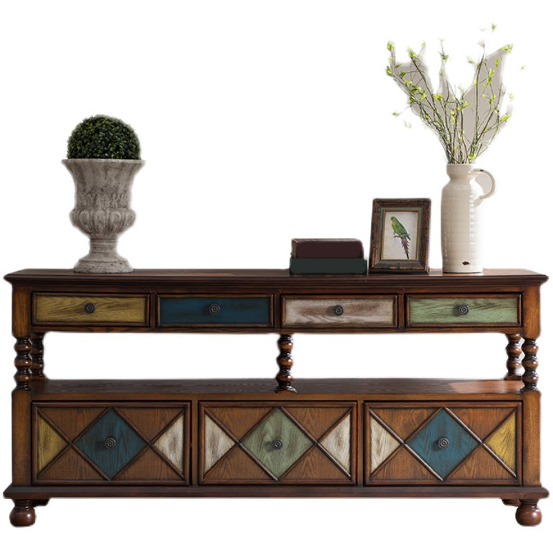 Cabinet à buffet en bois de la ferme Board de maison avec tiroirs