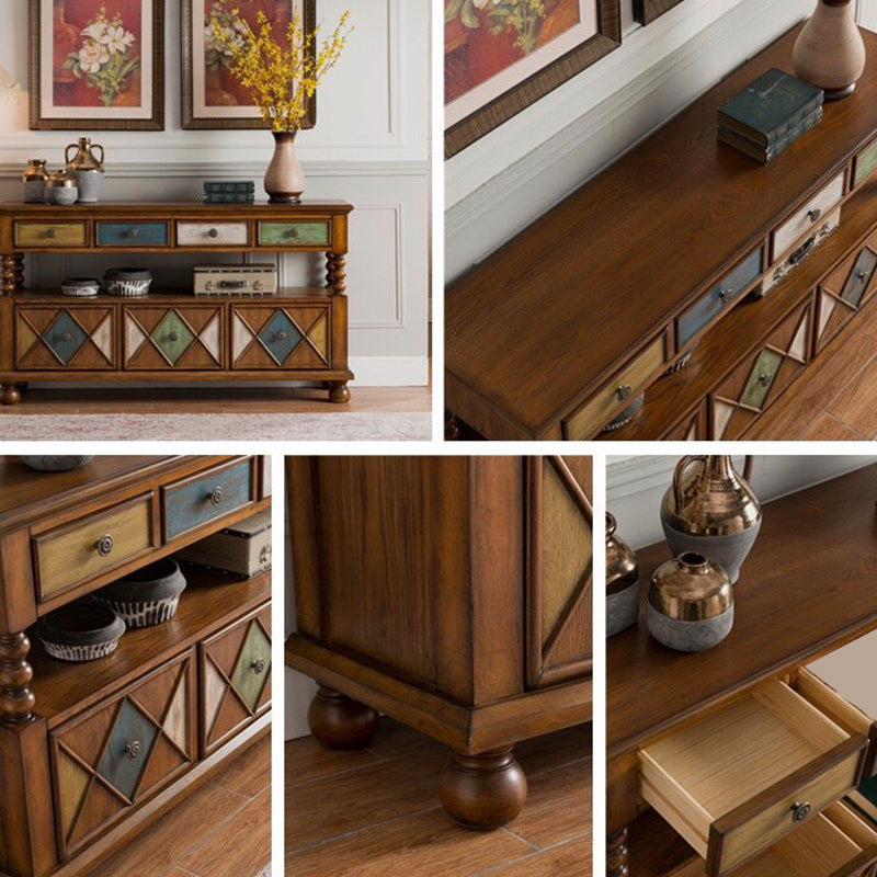 Cabinet à buffet en bois de la ferme Board de maison avec tiroirs