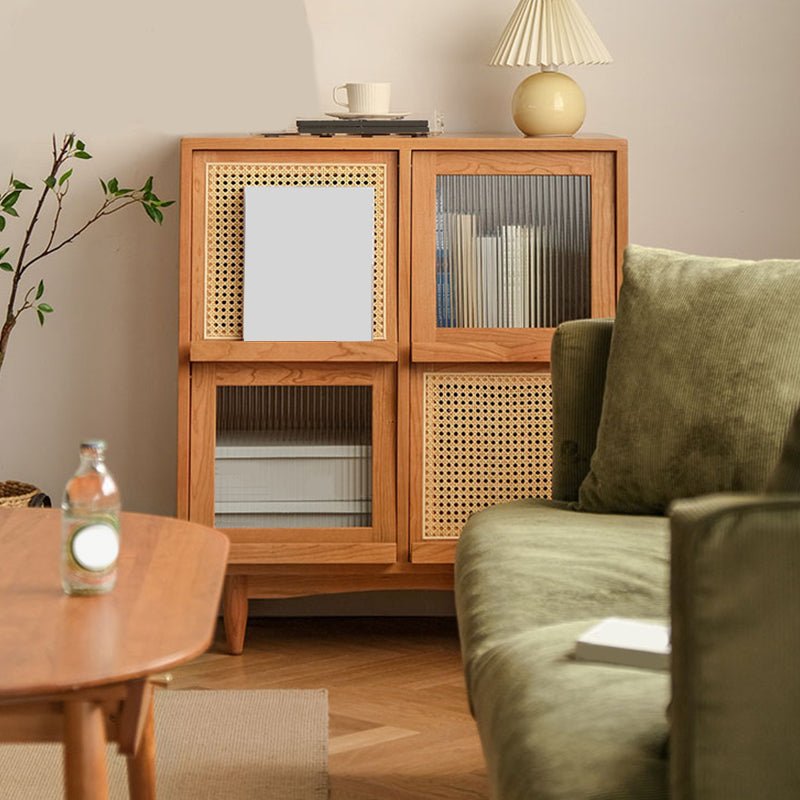 Sideboard in legno Stile moderno Minimalista Casa Rettangolare Sideboard Tavolo con porta