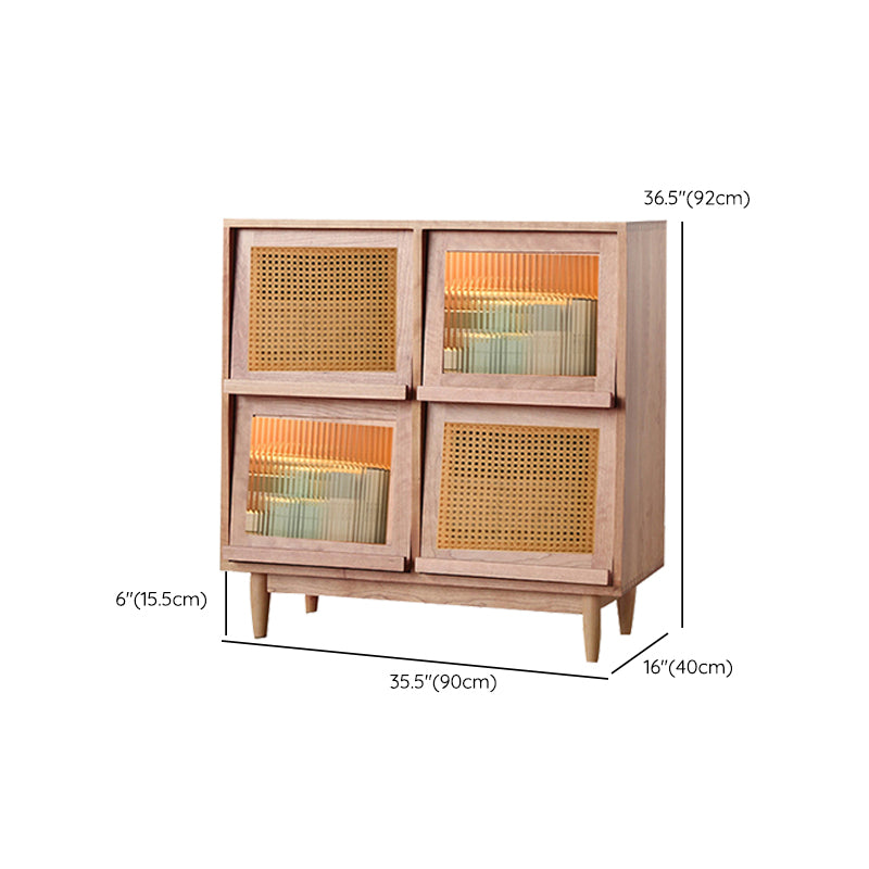 Sideboard in legno Stile moderno Minimalista Casa Rettangolare Sideboard Tavolo con porta