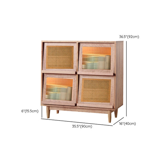 Sideboard in legno Stile moderno Minimalista Casa Rettangolare Sideboard Tavolo con porta