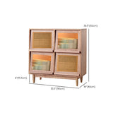 Sideboard in legno Stile moderno Minimalista Casa Rettangolare Sideboard Tavolo con porta