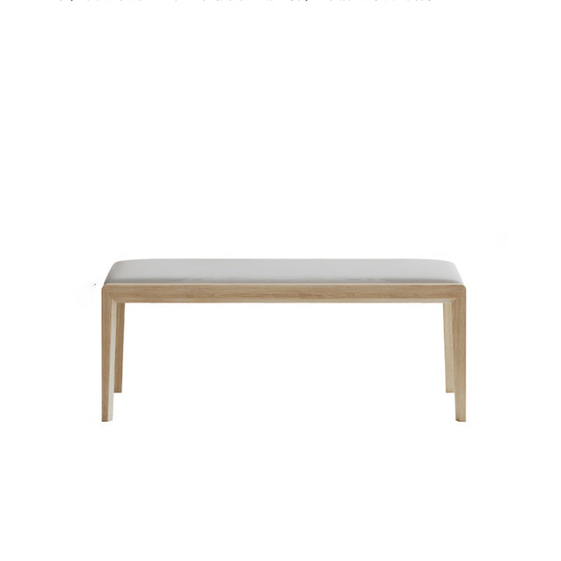 15.6-inch Width Modern Seating Bench Cushioned Solid Wood Bench Clearhalo 'Benches' 'Chairs & Seating' 'furn' 'furn_benches' 'Furniture' 'Living Room Furniture' 6176948
