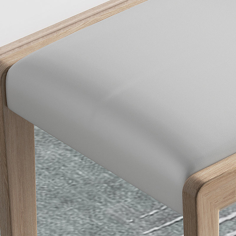 15.6-inch Width Modern Seating Bench Cushioned Solid Wood Bench Clearhalo 'Benches' 'Chairs & Seating' 'furn' 'furn_benches' 'Furniture' 'Living Room Furniture' 6176949