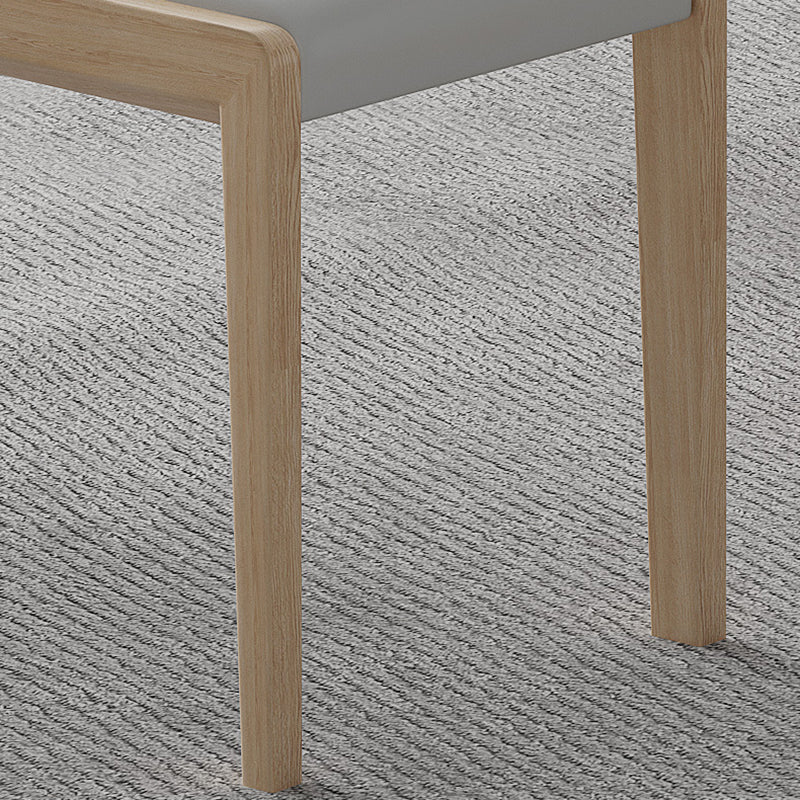 15.6-inch Width Modern Seating Bench Cushioned Solid Wood Bench Clearhalo 'Benches' 'Chairs & Seating' 'furn' 'furn_benches' 'Furniture' 'Living Room Furniture' 6176951