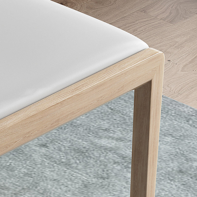 15.6-inch Width Modern Seating Bench Cushioned Solid Wood Bench Clearhalo 'Benches' 'Chairs & Seating' 'furn' 'furn_benches' 'Furniture' 'Living Room Furniture' 6176952